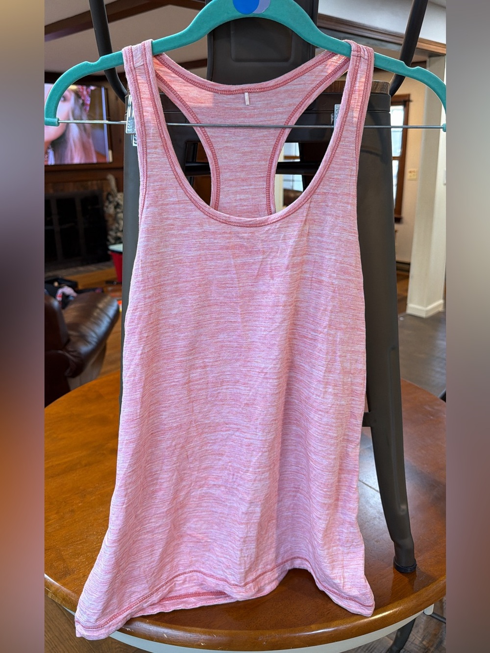 Calia pink racerback tank top
